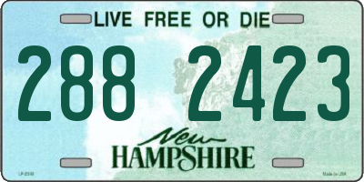 NH license plate 2882423