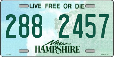 NH license plate 2882457