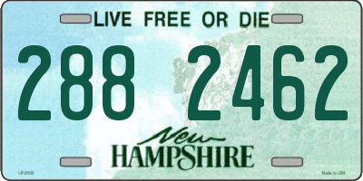 NH license plate 2882462