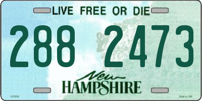 NH license plate 2882473