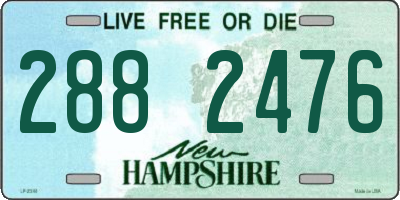 NH license plate 2882476