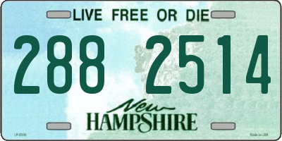 NH license plate 2882514