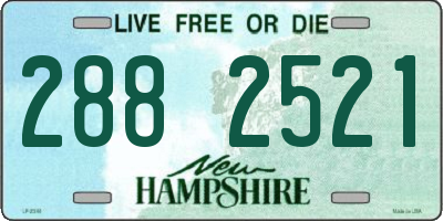 NH license plate 2882521