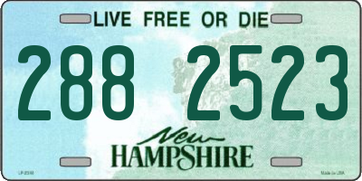NH license plate 2882523