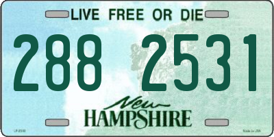 NH license plate 2882531