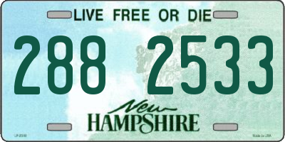 NH license plate 2882533