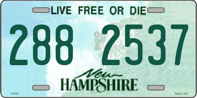 NH license plate 2882537
