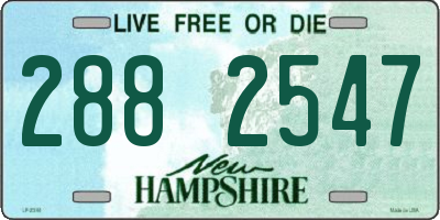 NH license plate 2882547