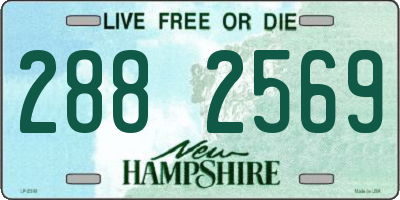 NH license plate 2882569