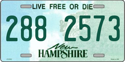 NH license plate 2882573