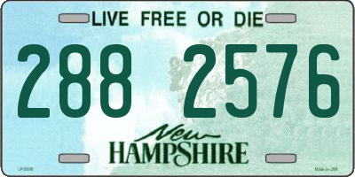 NH license plate 2882576
