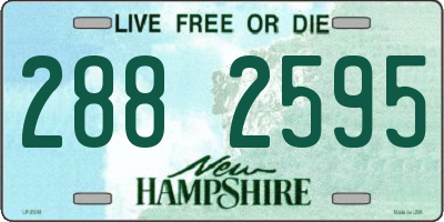 NH license plate 2882595