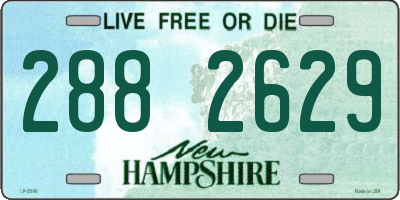 NH license plate 2882629