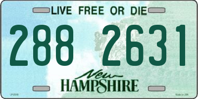 NH license plate 2882631