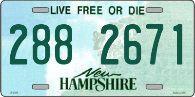 NH license plate 2882671