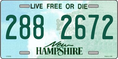 NH license plate 2882672