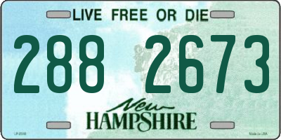 NH license plate 2882673