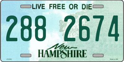 NH license plate 2882674
