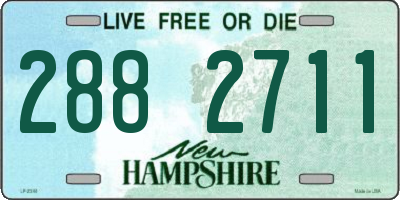 NH license plate 2882711