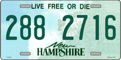 NH license plate 2882716