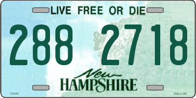 NH license plate 2882718
