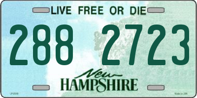 NH license plate 2882723