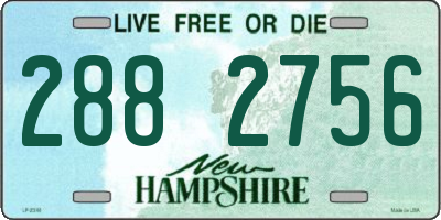 NH license plate 2882756