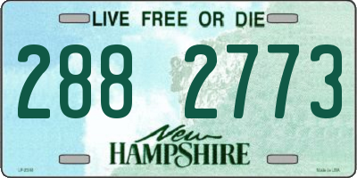 NH license plate 2882773