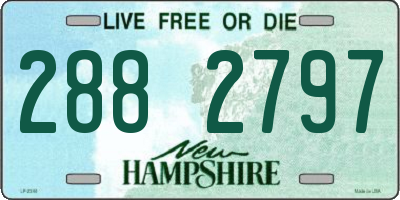 NH license plate 2882797