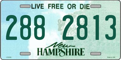 NH license plate 2882813