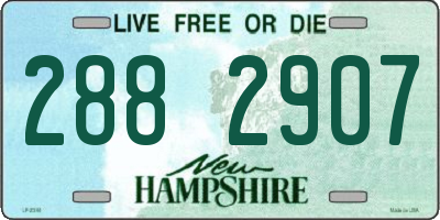 NH license plate 2882907