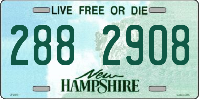 NH license plate 2882908