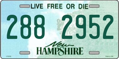 NH license plate 2882952