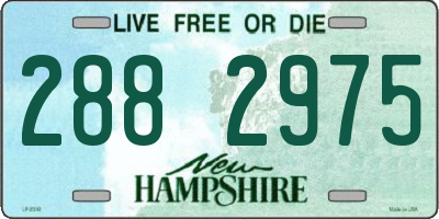 NH license plate 2882975