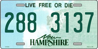 NH license plate 2883137