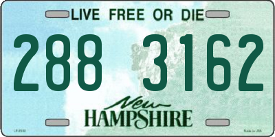 NH license plate 2883162