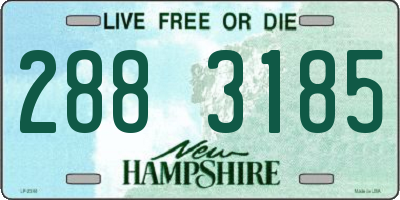 NH license plate 2883185