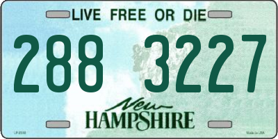 NH license plate 2883227