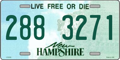 NH license plate 2883271