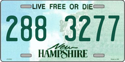 NH license plate 2883277