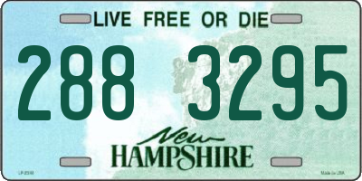 NH license plate 2883295