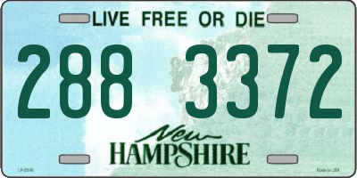 NH license plate 2883372
