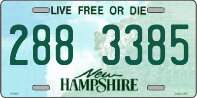 NH license plate 2883385