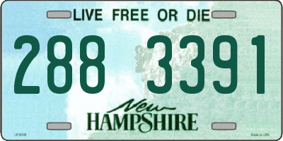 NH license plate 2883391