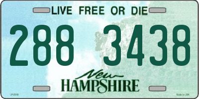 NH license plate 2883438