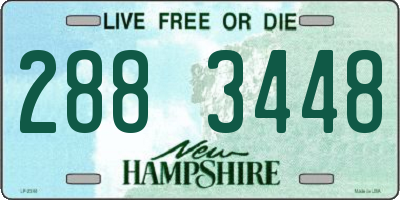 NH license plate 2883448