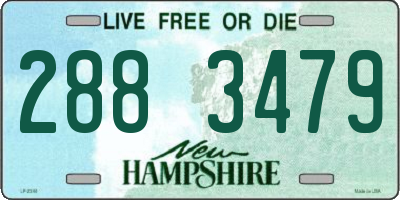 NH license plate 2883479