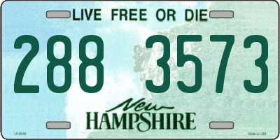NH license plate 2883573