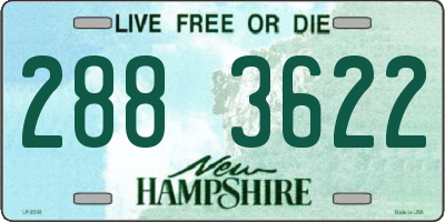 NH license plate 2883622