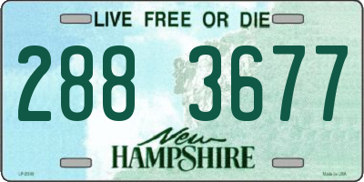 NH license plate 2883677